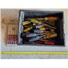 Image 1 : Bin of various screw drivers
