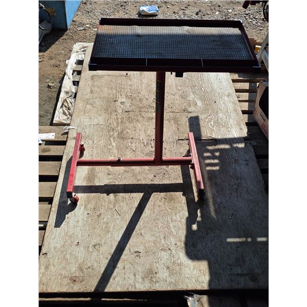 Shop cart on wheels- 33"H