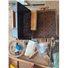Image 4 : Lot of misc items- tarp , grill, hardware