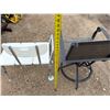 Image 2 : White Shower Bench and Patio Chair.