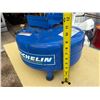 Image 2 : Blue Michelin-branded air compressor tank featuring the Michelin Man logo. (Untested)