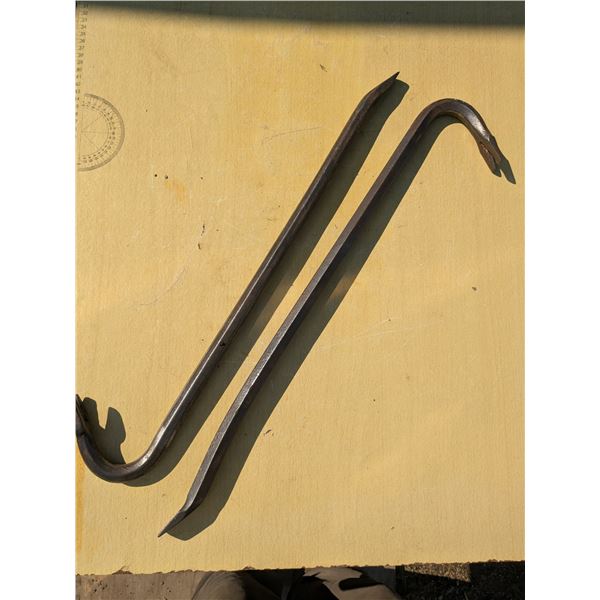 2 prybars, 24"