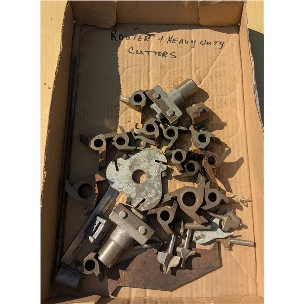Router bits and heavy duty cutters
