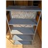 Image 2 : Metal shelves with wooden backing, 30x12x58"