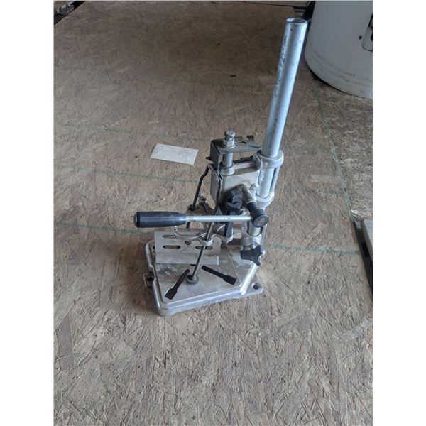 Drill press for hand drill
