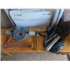 Image 1 : Grease gun, "knee kicker", solder iron plus extras