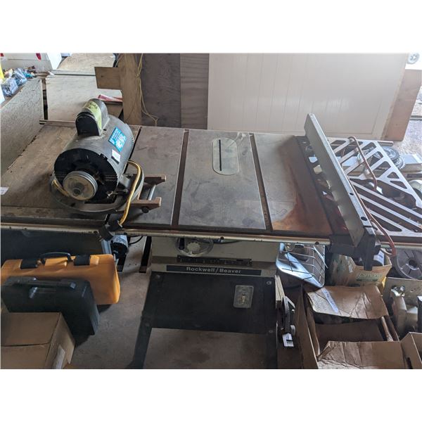 Table saw, 1HP motor needs reinstalled