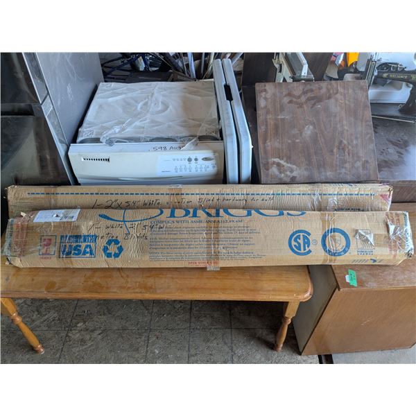 2 sets of venician blinds, 54"