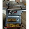 Image 2 : Tablesaw on custom wheeled stand, with long cord