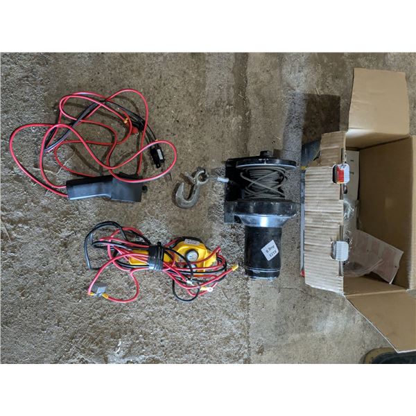 Winch with extra controller