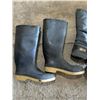 Image 3 : Mens size 9 steel toe rubber boots and winter boots