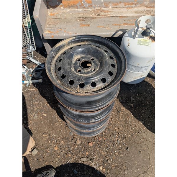 4- 14" rims, 4 bolt