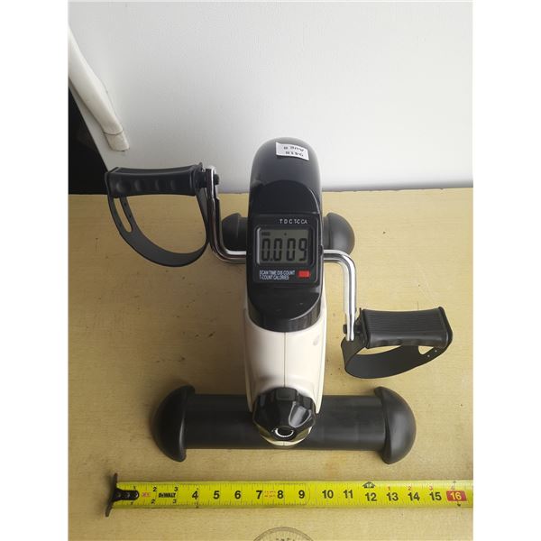 Portable mini exercise bike. (Untested)