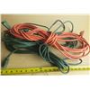 Image 5 : (2) Green and (1) Orange Extension Cord. (Untested) (One Green Look Like Repaired, See Photos)