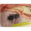 Image 3 : (2) Orange extension cords. (Untested) (Minor Cuts Seen, See Photos)
