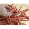 Image 6 : (3) Orange extension cords. (Untested) (Minor Cuts Seen, See Photos)