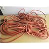 Image 7 : (3) Orange extension cords. (Untested) (Minor Cuts Seen, See Photos)