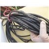 Image 6 : Air Compressor Hose, Vintage-style incandescent "trouble light" and Black Electric Cable -Damaged, s