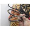 Image 8 : Air Compressor Hose, Vintage-style incandescent "trouble light" and Black Electric Cable -Damaged, s