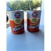 Image 1 : Two Gulf oil cans