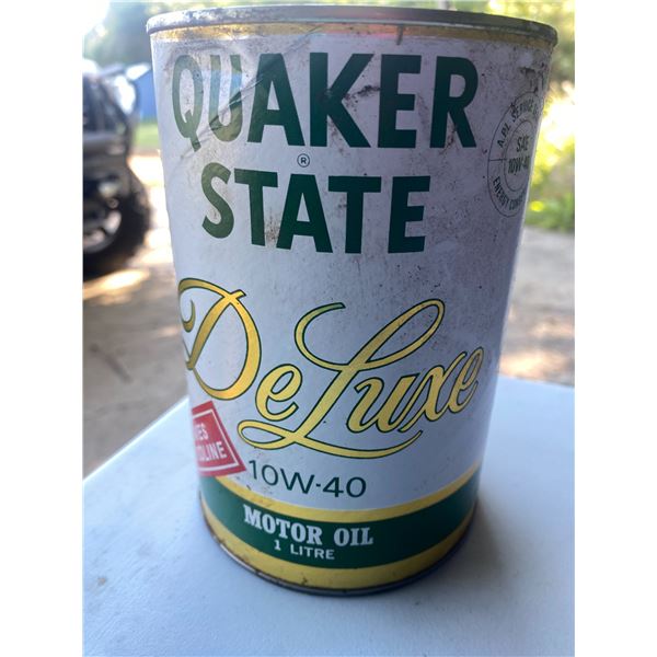 Quaker State oil can