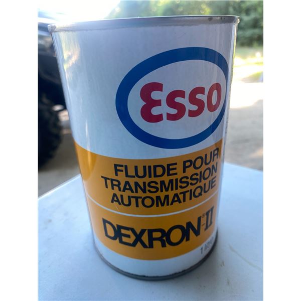 Box of Esso Transmission fluid cans