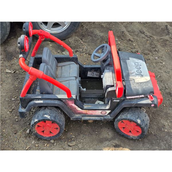 Power wheels jeep wrangler- untested
