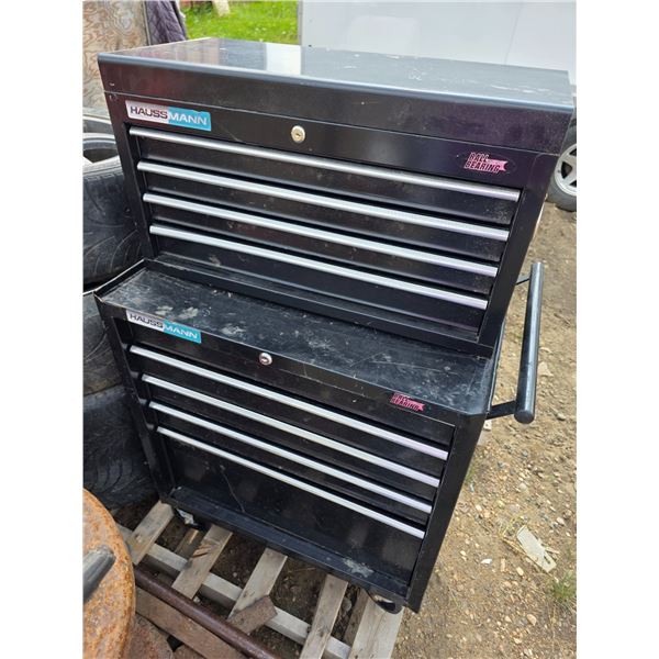 Haussmann tool cart and chest- no keys