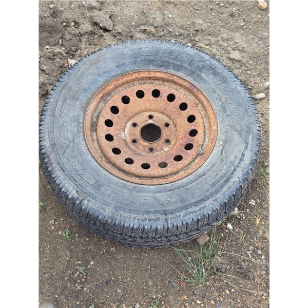 Tire and rim-P265/70R17