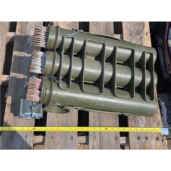 Military explosive ammo containers- full of welding rods