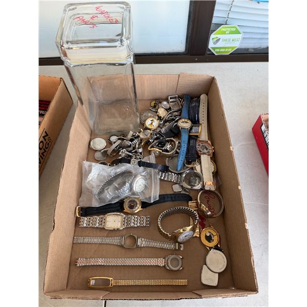 Assorted watches for parts to repair