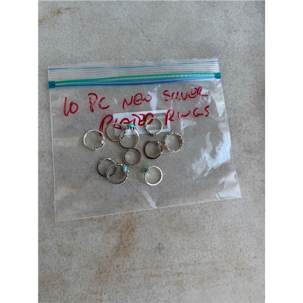 Silver plated rings
