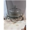 Image 1 : Cake stand dessert tray with cover