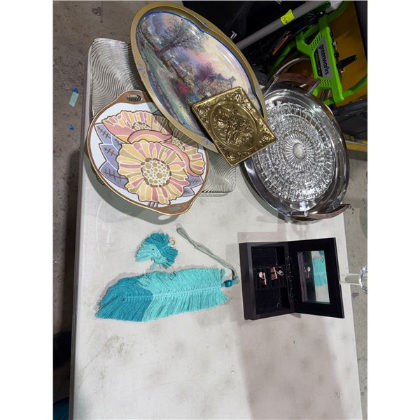 Platters and decor