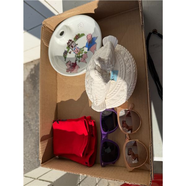 Sunglasses and other items