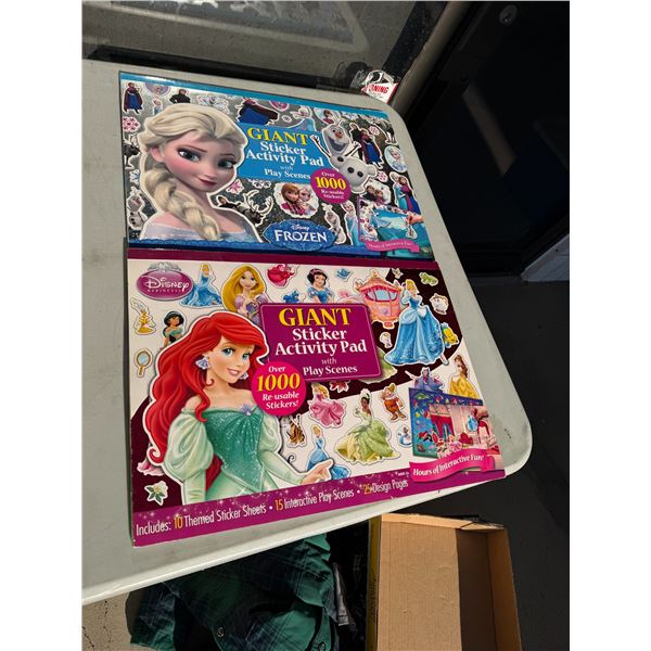 Giant sticker activity pads