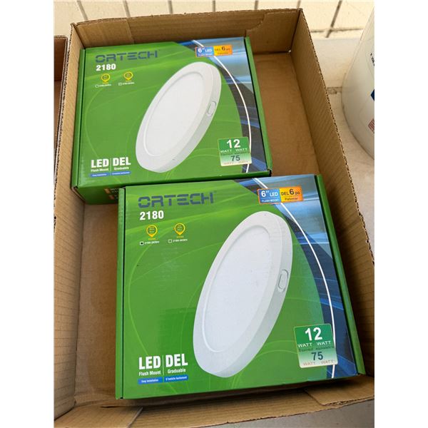 LED flush mount lights 6 inch
