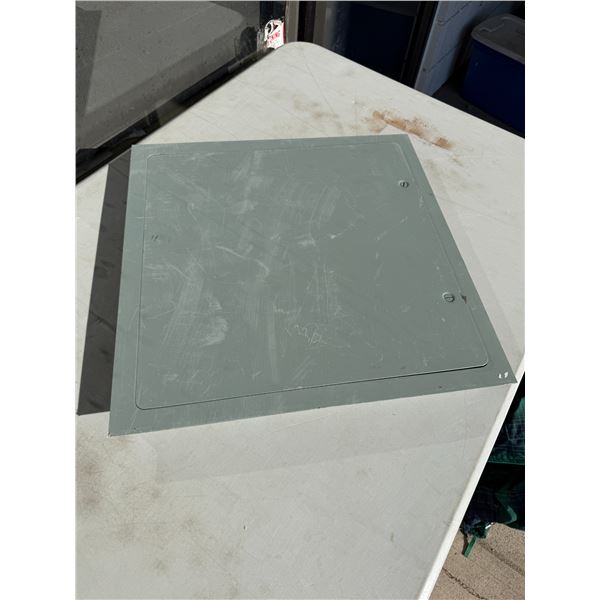 Metal panel door