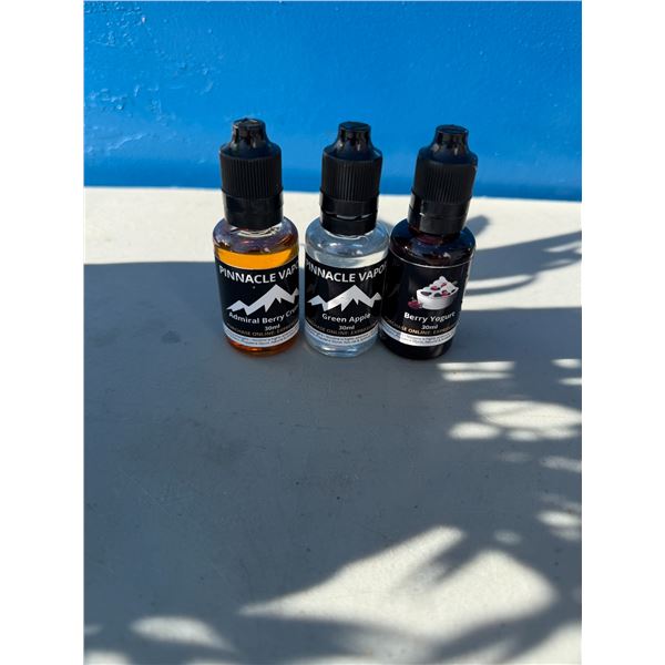 Pinnacle vapor must have valid ID vape juice