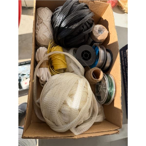 Assorted line and rope, etc.