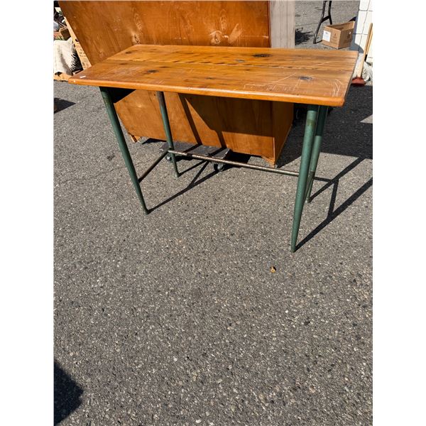 Antique school district desk/table 40 1/2" x 19" x 30" tall