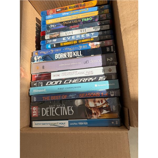 DVDs and Blu-ray