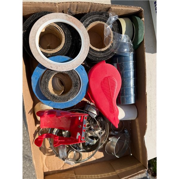 Clamps and other items