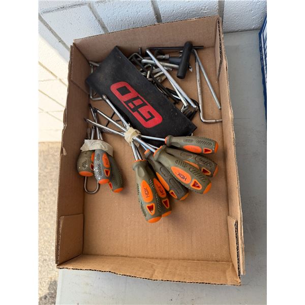 HDX hand tools, And Alan keys, etc.