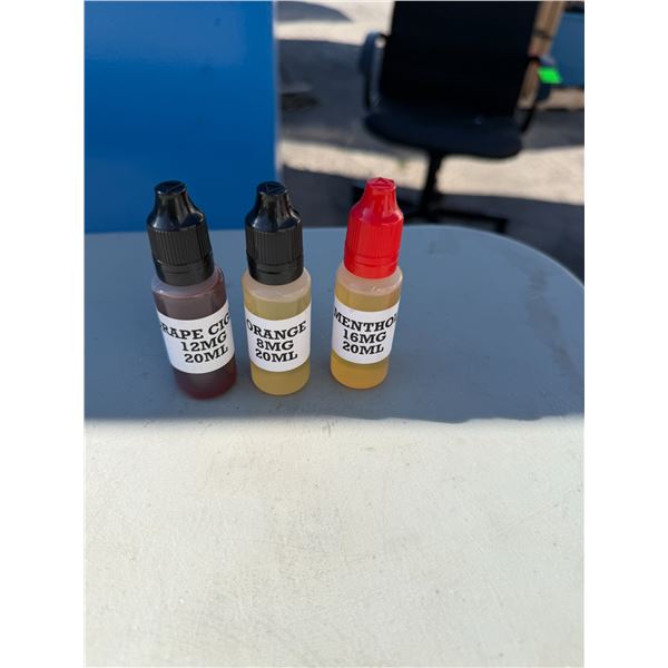 Sort of vape juice must have valid ID