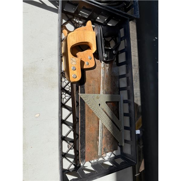 Saws and measuring items