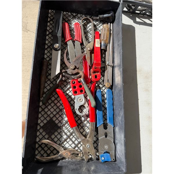 Assorted whole punches and other tools
