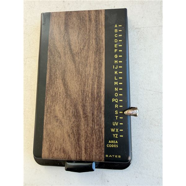 Bates Vintage phone Book