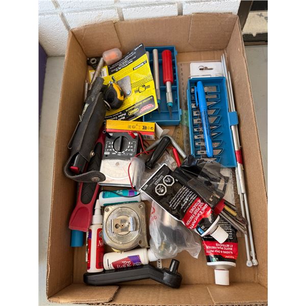 Miscellaneous light, X-Acto knives and other items