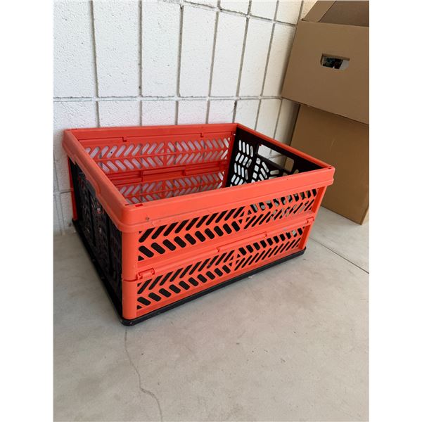 Folding crate
